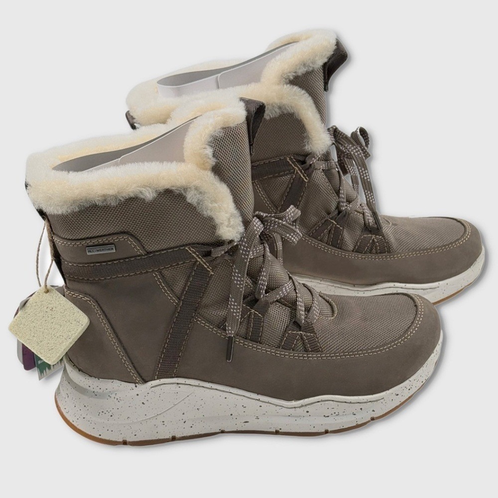 Womens Bionica Olesha All-Weather Boots - NEW Size 9 Taupe Green - #46175-DSK